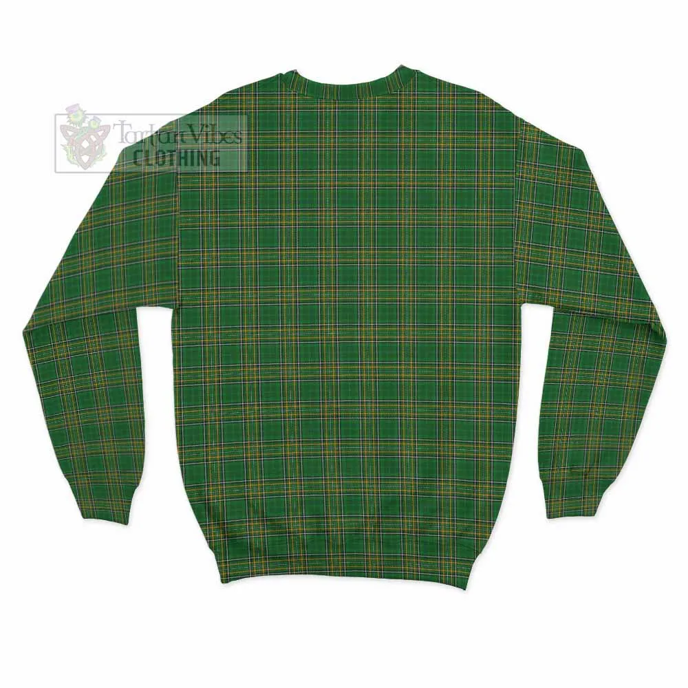 Acotes Irish Clan Tartan Sweatshirt with Coat of Arms