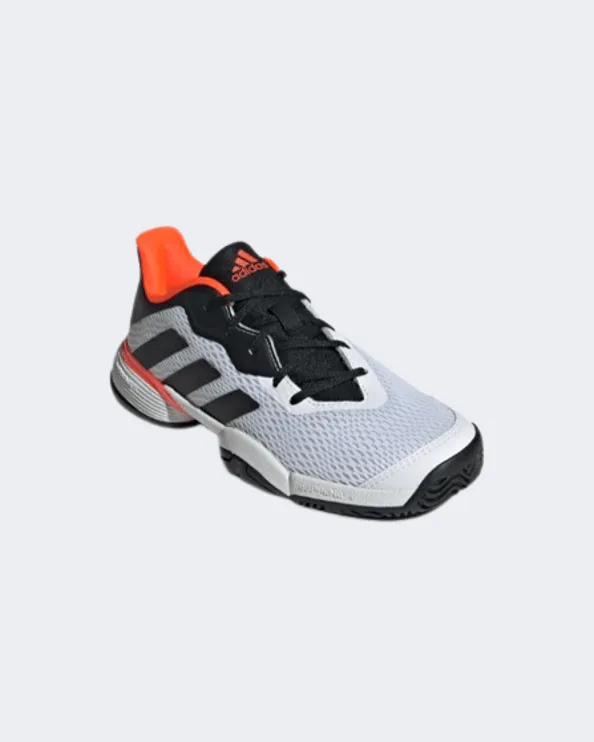 Adidas Barricade Gs-Boys Tennis Shoes Cloud White/Black Gw2996