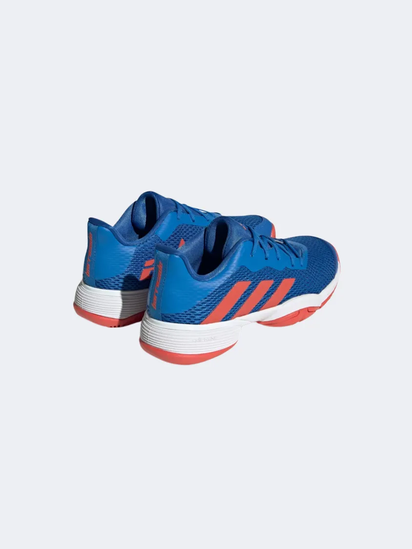 Adidas Barricade Gs-Boys Tennis Shoes Royal/Red/ White