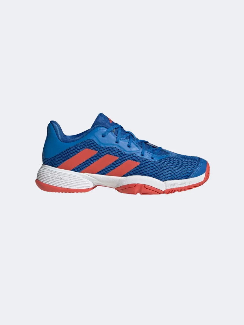 Adidas Barricade Gs-Boys Tennis Shoes Royal/Red/ White