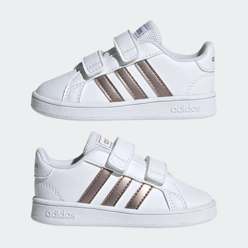 ADIDAS INFANT GRAND COURT I - Cloud White / Grey / Light Granite