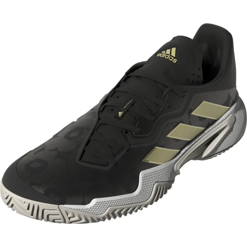 Adidas Womens Barricade Tennis Shoes - Core Black/Gold/Carbon