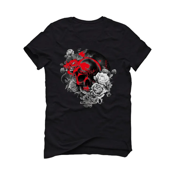 AIR JORDAN 4 “BRED REIMAGINED” 2024 | ILLCURRENCY Black T-Shirt (Magical Rose)