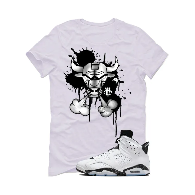 Air Jordan 6 Reverse Oreo White T-Shirt (Iron Bull)| illcurrency