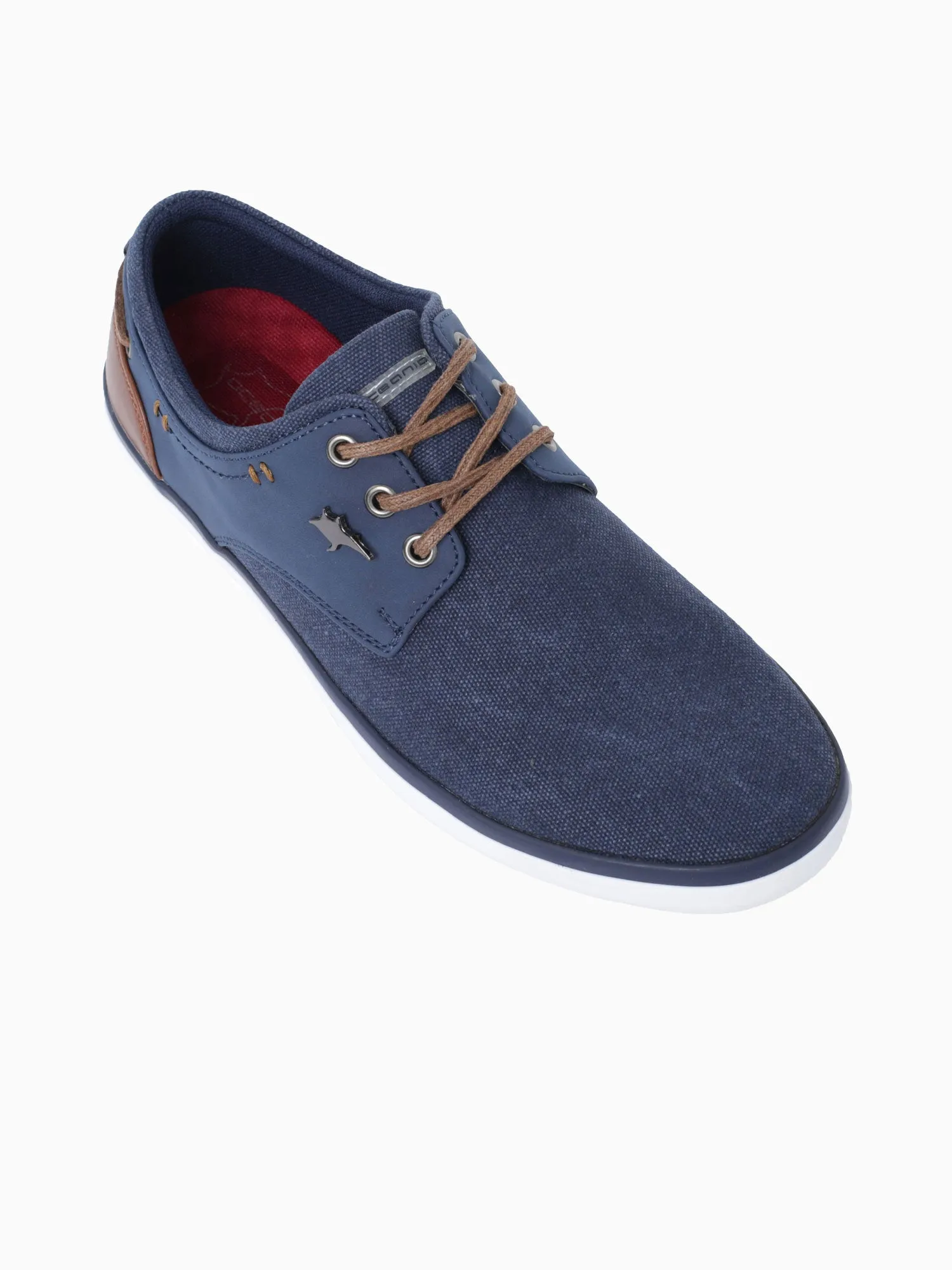 Anchor Al2381 Navy Brown washed canvas