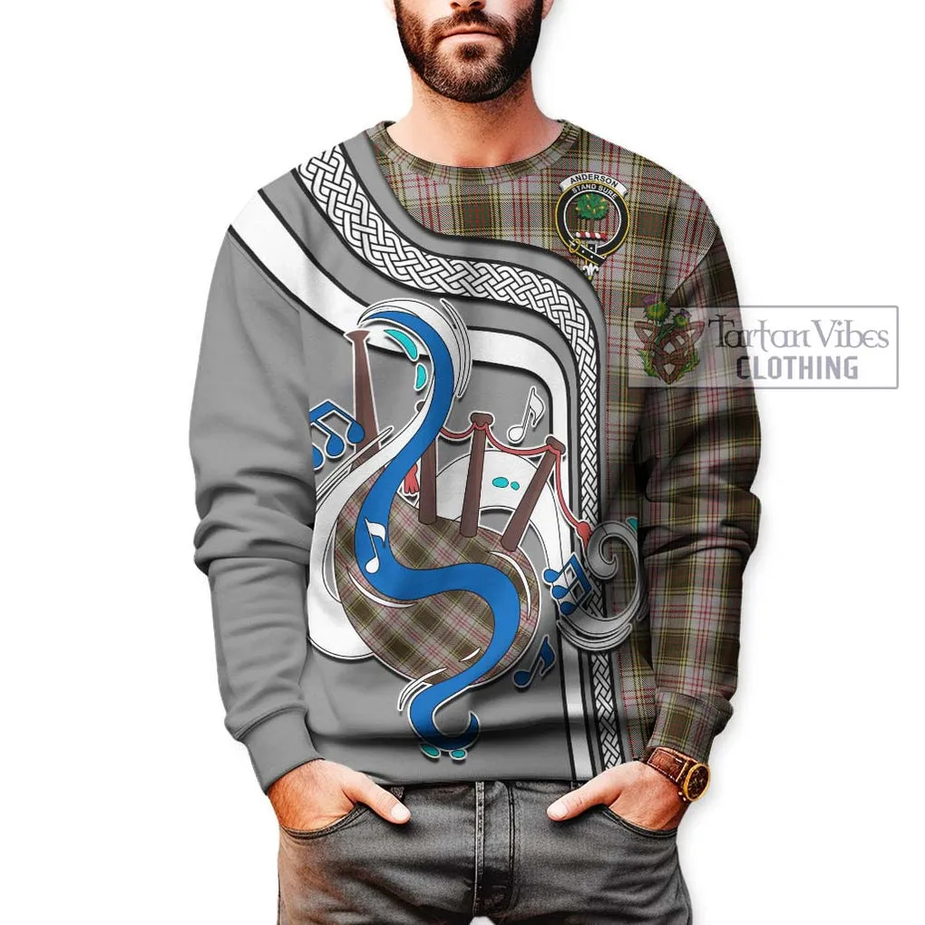 Anderson Dress Tartan Sweatshirt with Epic Bagpipe Style