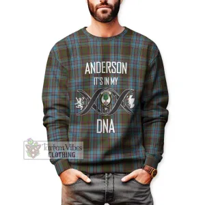 Anderson Tartan Sweatshirt with Family Crest DNA In Me Style