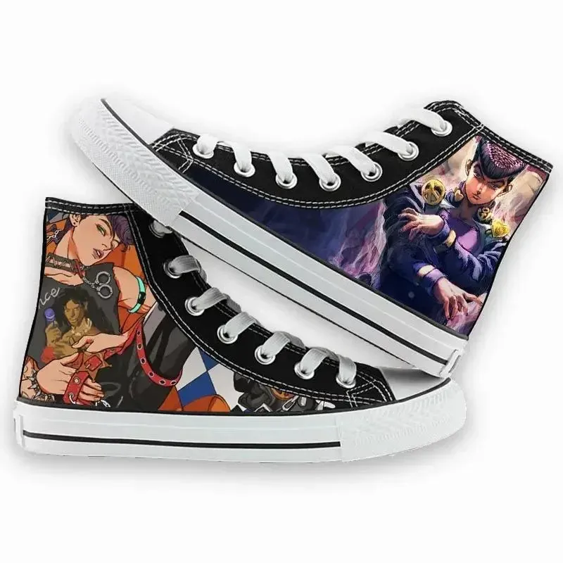 Anime 3D Cartoon Print Unisex High-Tops Streetwear Skateboarding Basketball Sneakers