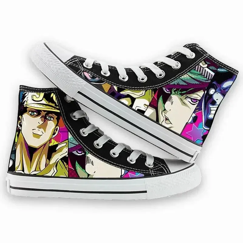 Anime 3D Cartoon Print Unisex High-Tops Streetwear Skateboarding Basketball Sneakers