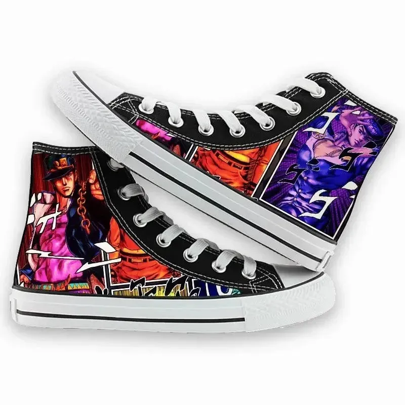 Anime 3D Cartoon Print Unisex High-Tops Streetwear Skateboarding Basketball Sneakers