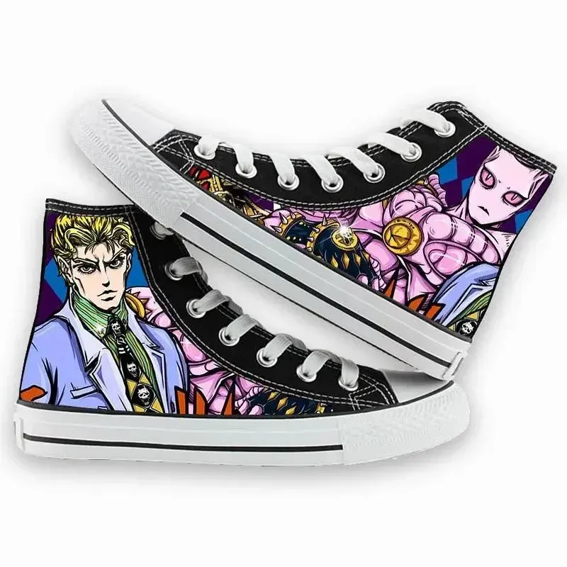 Anime 3D Cartoon Print Unisex High-Tops Streetwear Skateboarding Basketball Sneakers