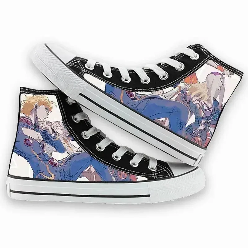 Anime 3D Cartoon Print Unisex High-Tops Streetwear Skateboarding Basketball Sneakers