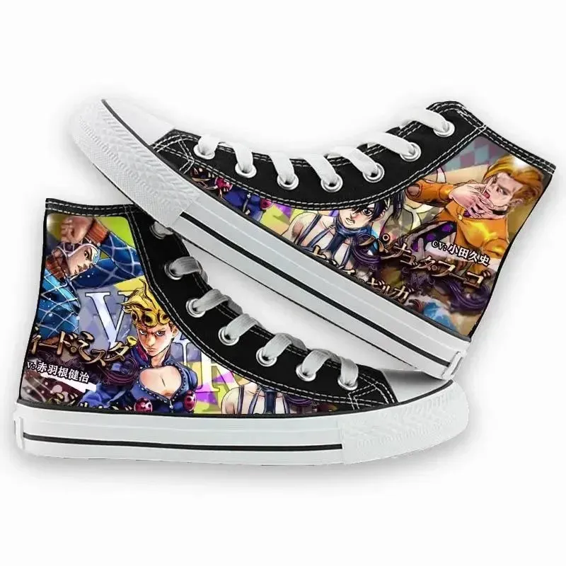 Anime 3D Cartoon Print Unisex High-Tops Streetwear Skateboarding Basketball Sneakers