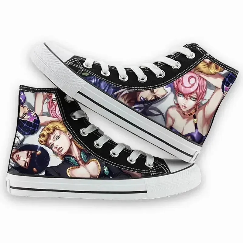 Anime 3D Cartoon Print Unisex High-Tops Streetwear Skateboarding Basketball Sneakers