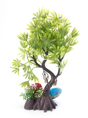 AquaFit Green JapAnese Maple Bonsai Plastic Plant 8"