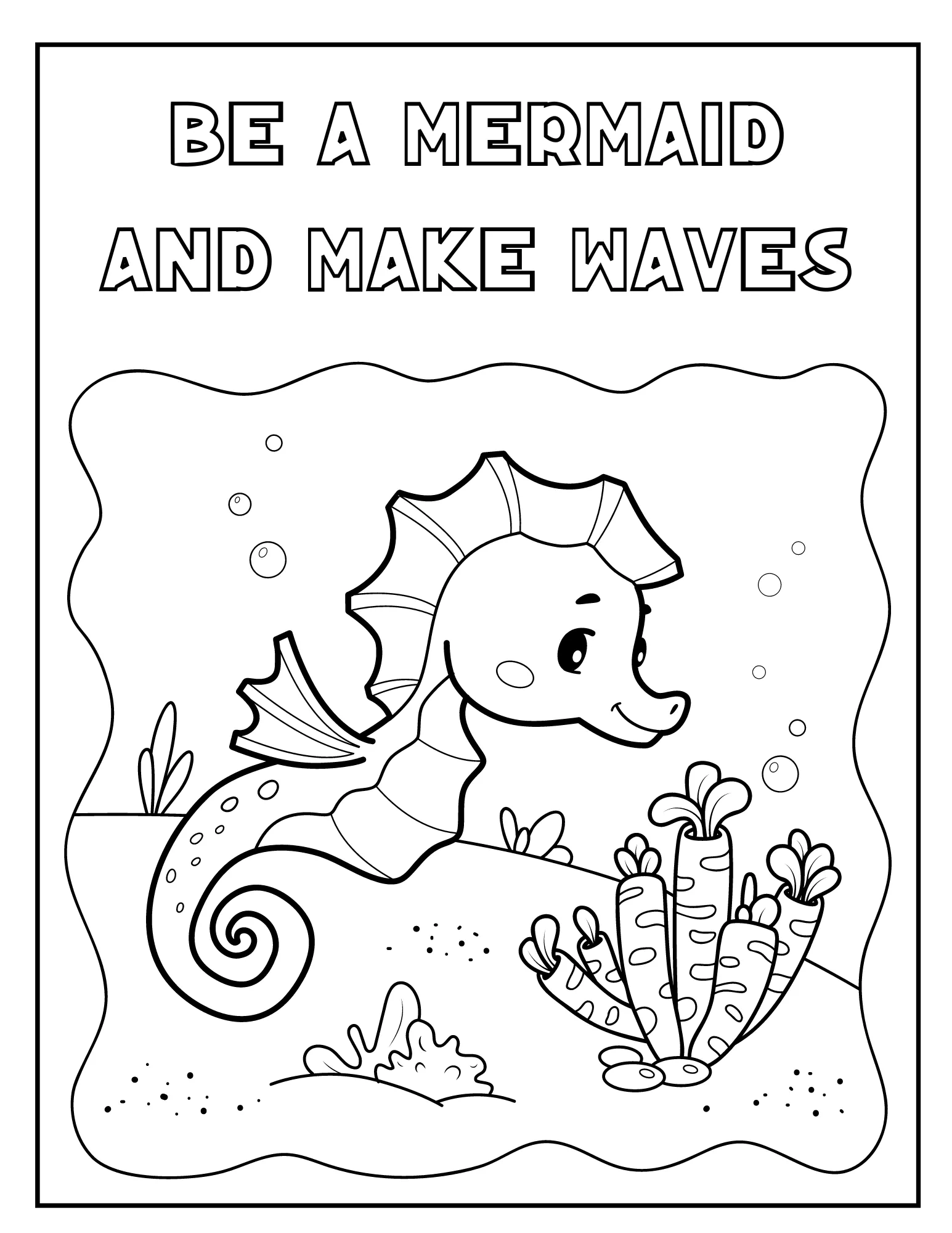 Aquatic Adventures: A Splash of Color Printable Coloring Book for Adults and All Ages PDF