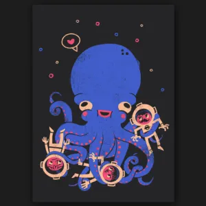 Aquatic Affection Print