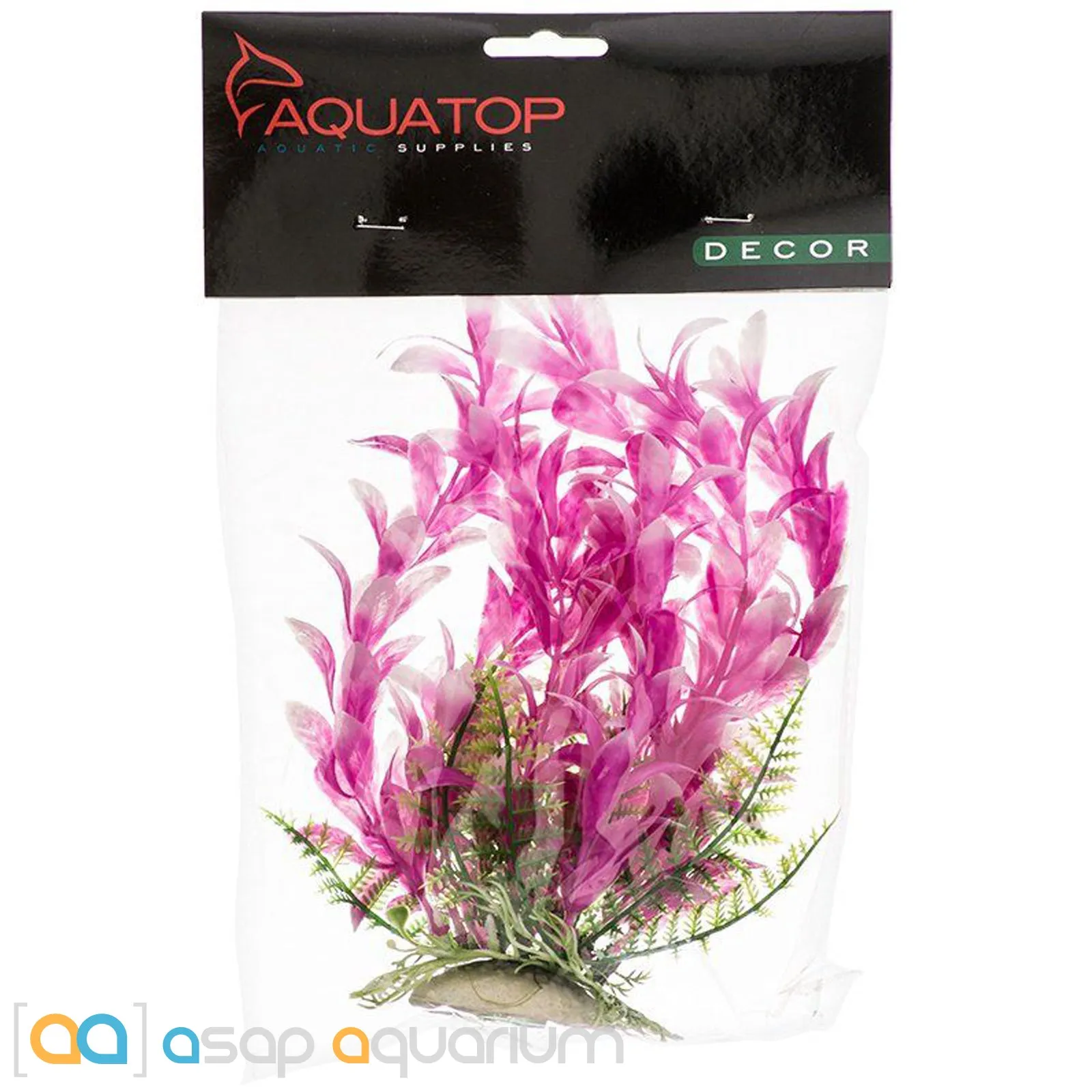 Aquatop Bacopa Aquarium Plant Pink 6" High with Weighted Base