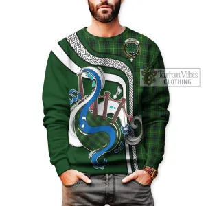 Arthur Tartan Sweatshirt with Epic Bagpipe Style