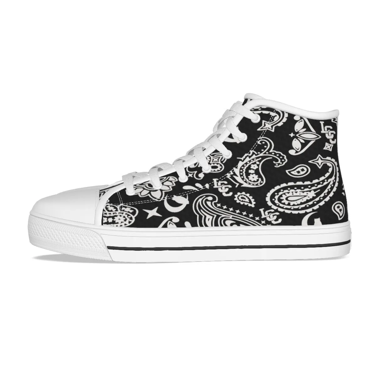 BANDANA PAISLEY BLC High Canvas Shoes