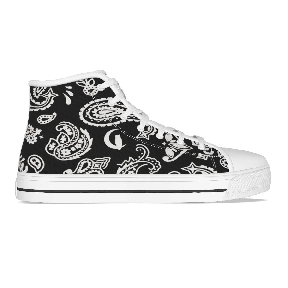 BANDANA PAISLEY BLC High Canvas Shoes