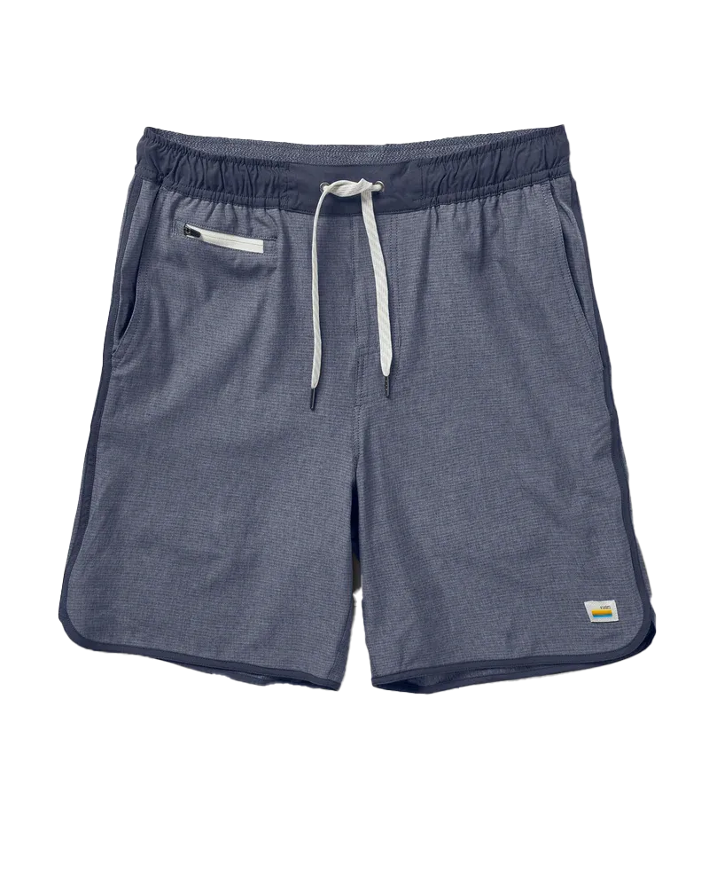 Banks Shorts in Charcoal Engineered Stripe