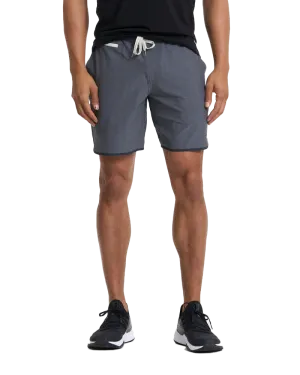 Banks Shorts in Charcoal Engineered Stripe