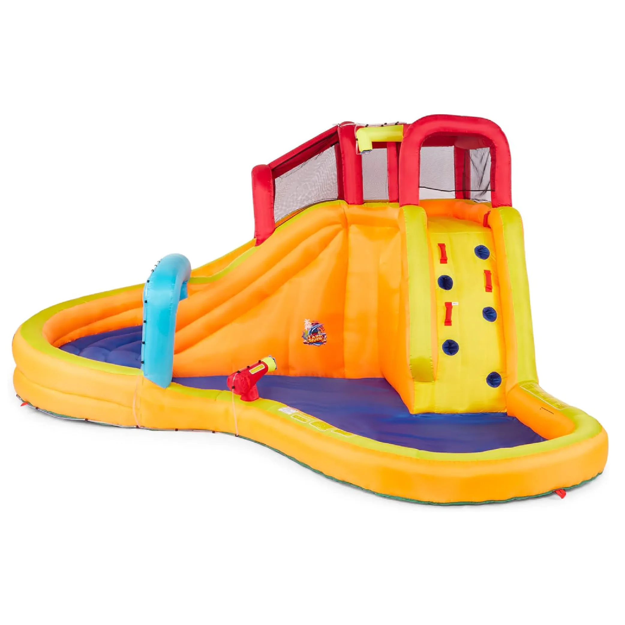 Banzai Inflatable Lazy River Adventure Water Slide and Pool (Open Box)