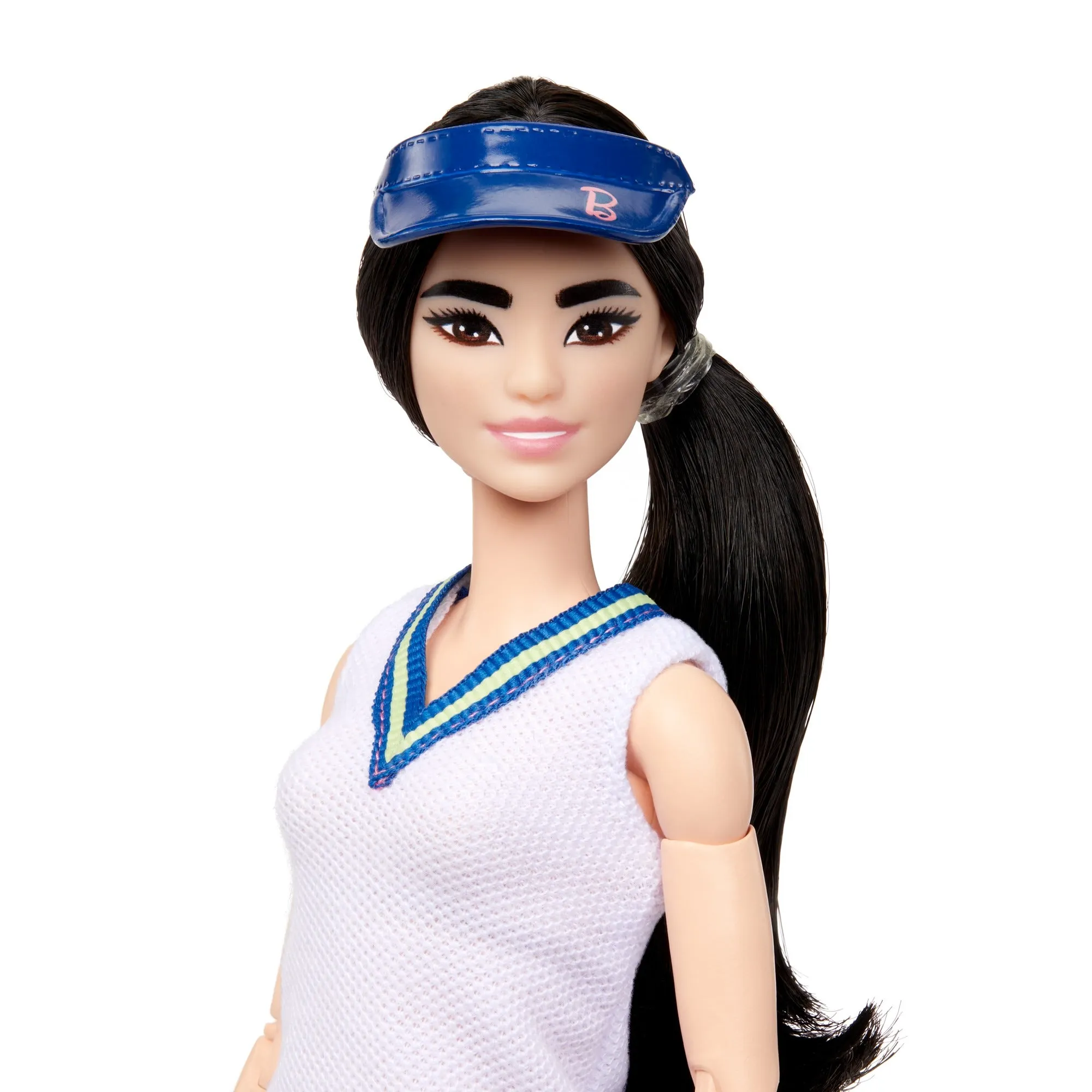 Barbie Made to Move Tennis Player Doll with Racket and Ball for Kids Ages 3 Years and Up