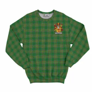 Barby Irish Clan Tartan Sweatshirt with Coat of Arms