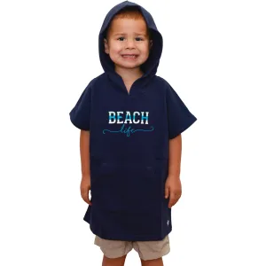 Beach Life Hooded French Terry Cover Up