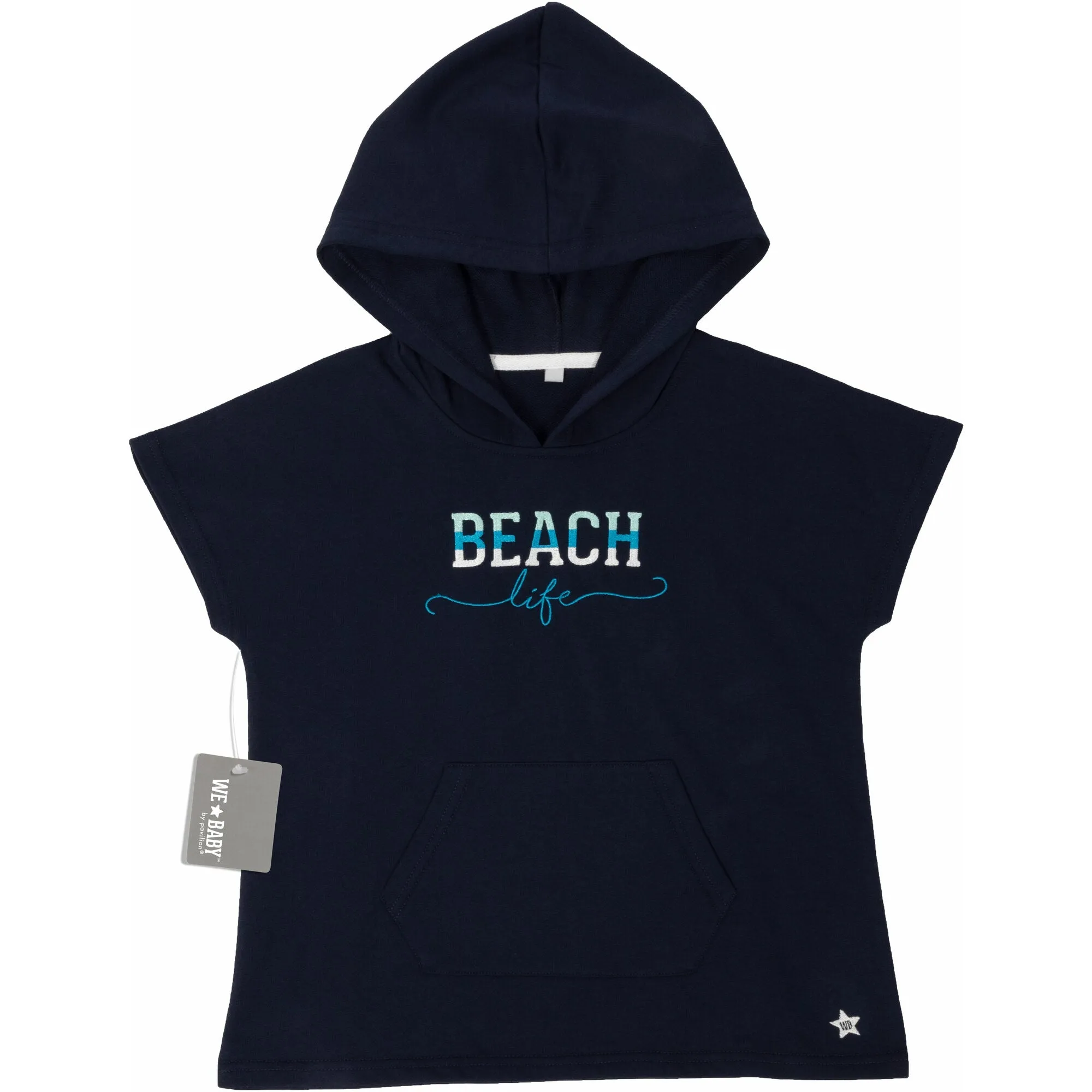 Beach Life Hooded French Terry Cover Up