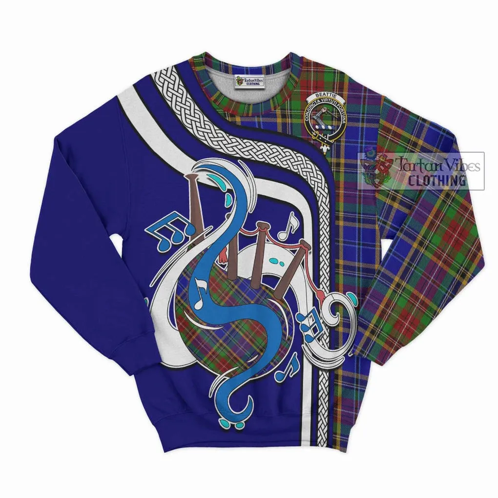 Beattie Tartan Sweatshirt with Epic Bagpipe Style