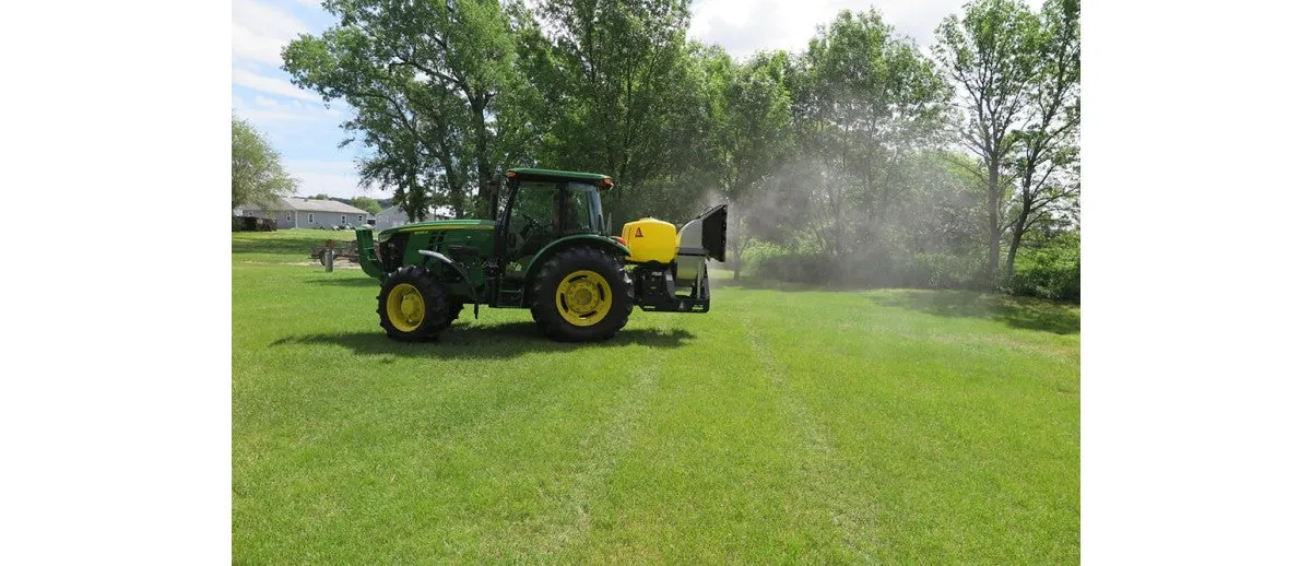 Bestway Ag 100 Gallon 3 Point PTO Titan X Mist Sprayer - Commercial Super Duty with 210 Degree Rotating Fan - Hypro Pump and Wireless Remote Control