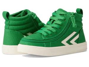 Billy Kids Cs High Top Sneakers Green & White Size 7 Wide Pair of Shoes