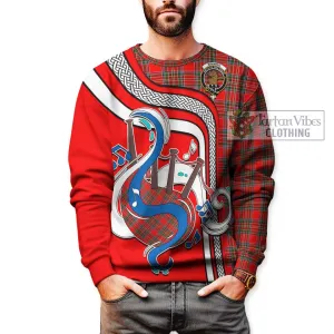 Binning Tartan Sweatshirt with Epic Bagpipe Style