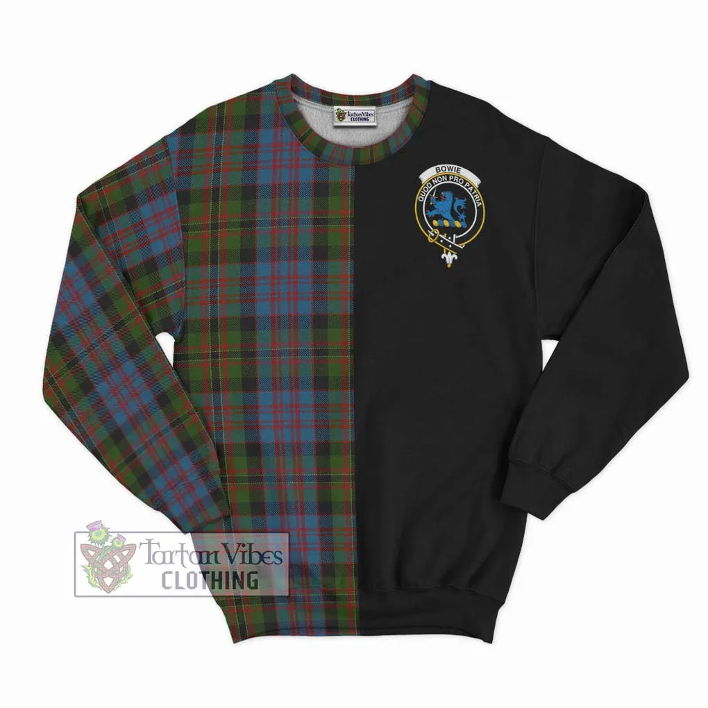 Bowie Tartan Sweatshirt with Family Crest and Half Of Me Style