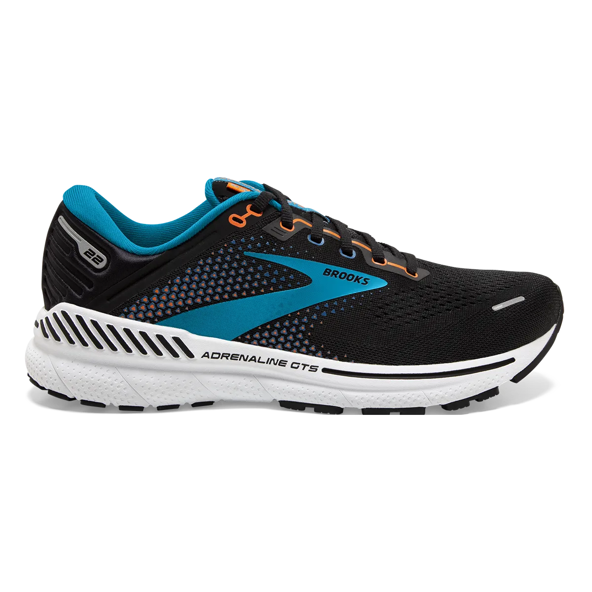 Brooks Adrenaline GTS 22 - Black - Blue - Orange