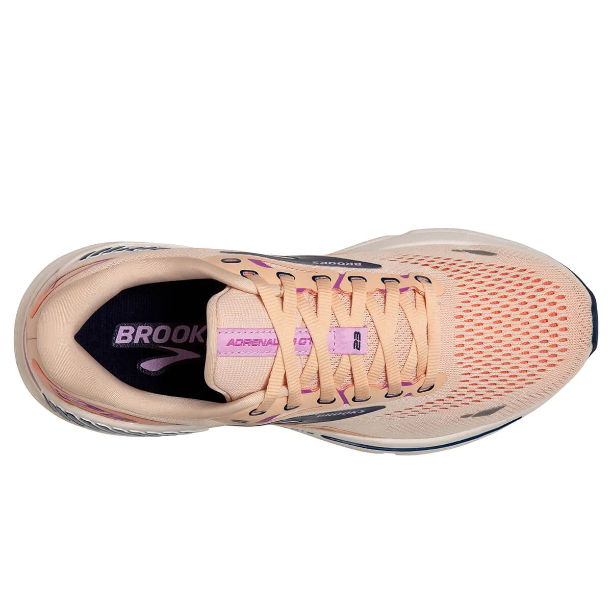 Brooks Adrenaline GTS 23 Womens | Apricot/estate Blue/orchid