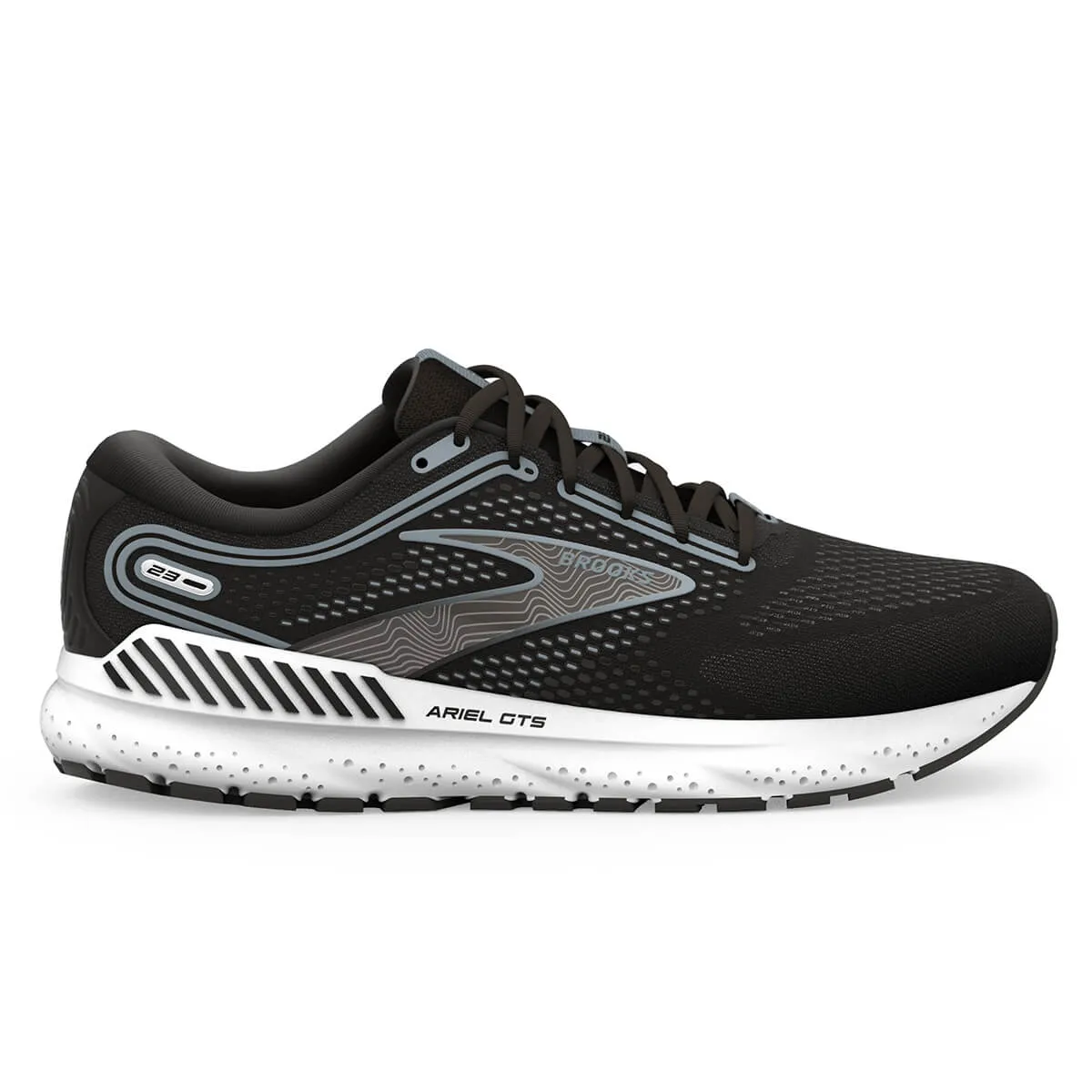 Brooks Ariel GTS 23 Womens | Black/grey/white