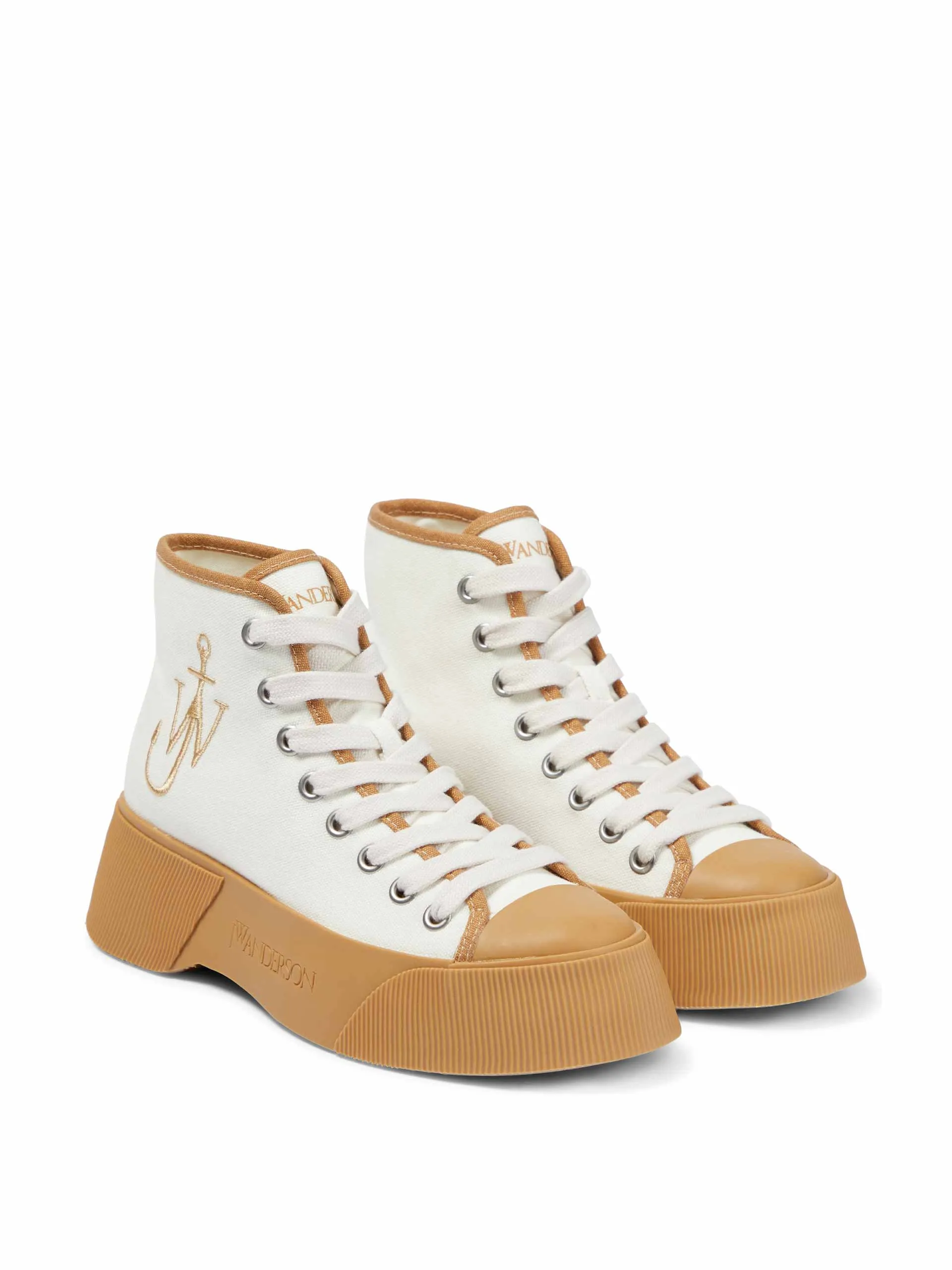 Canvas high top sneakers