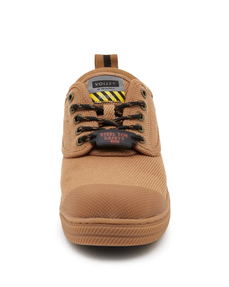 Canvas Safety Shoe - Tan/Gum