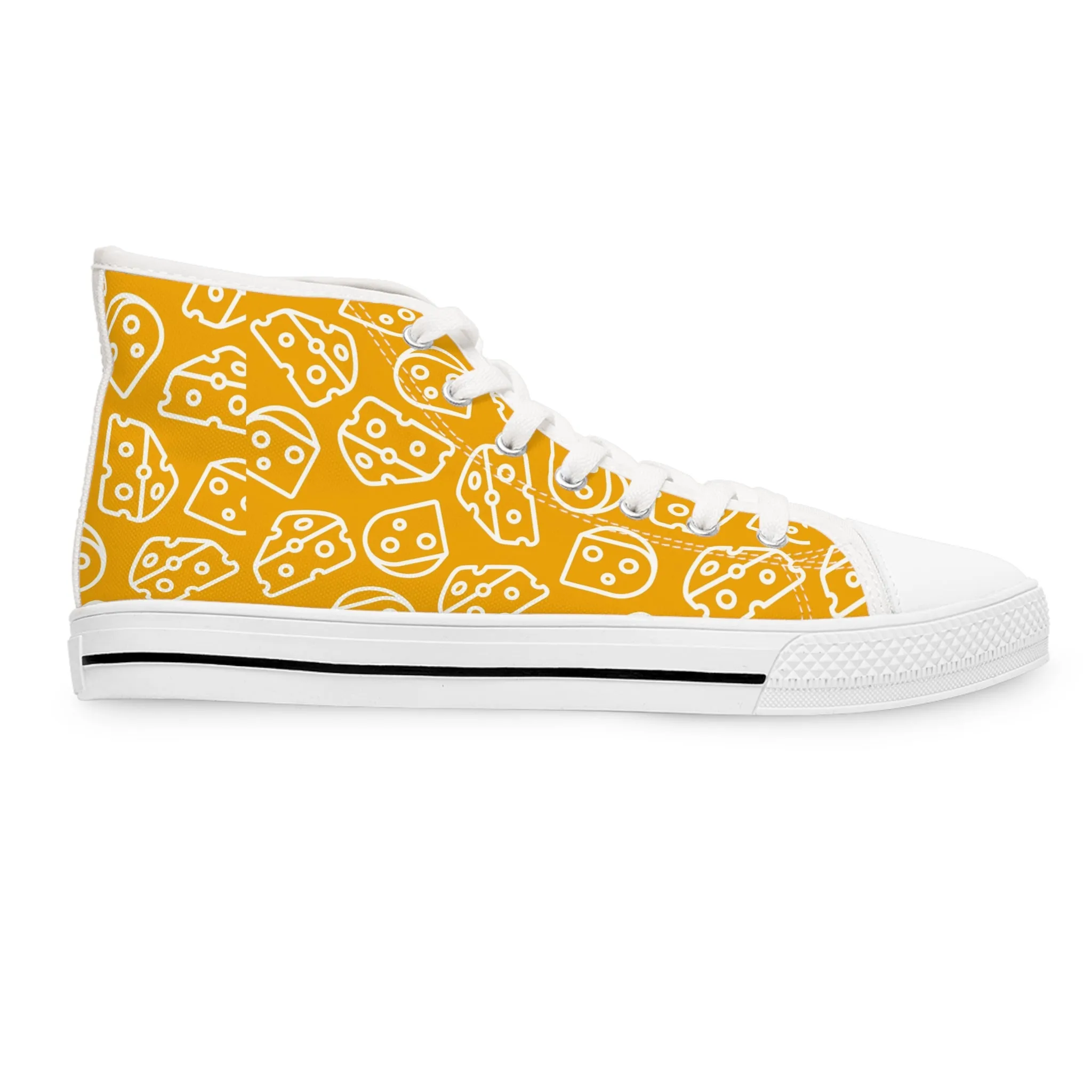 Cheese Women's High Top Sneakers