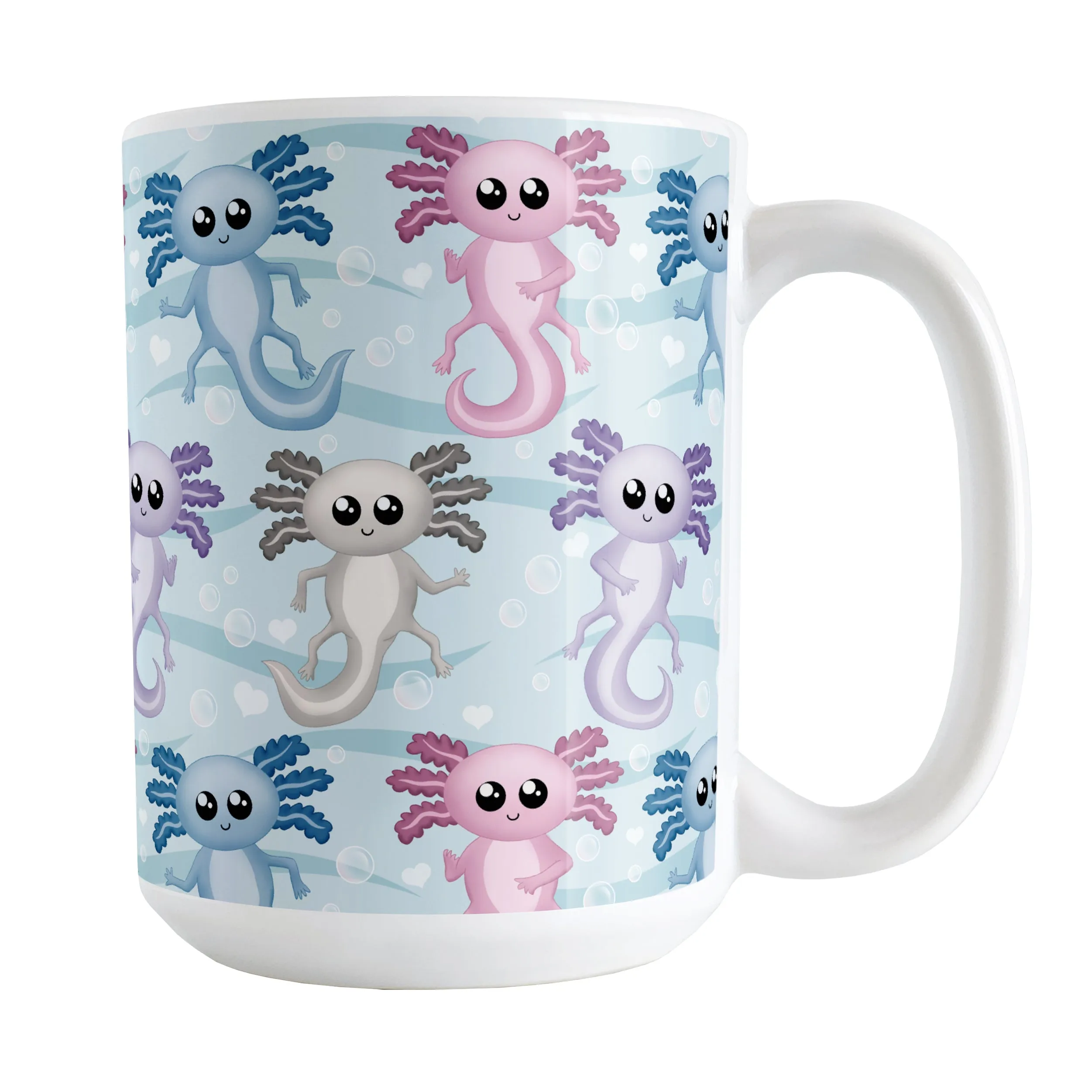 Colorful Underwater Axolotl Mug