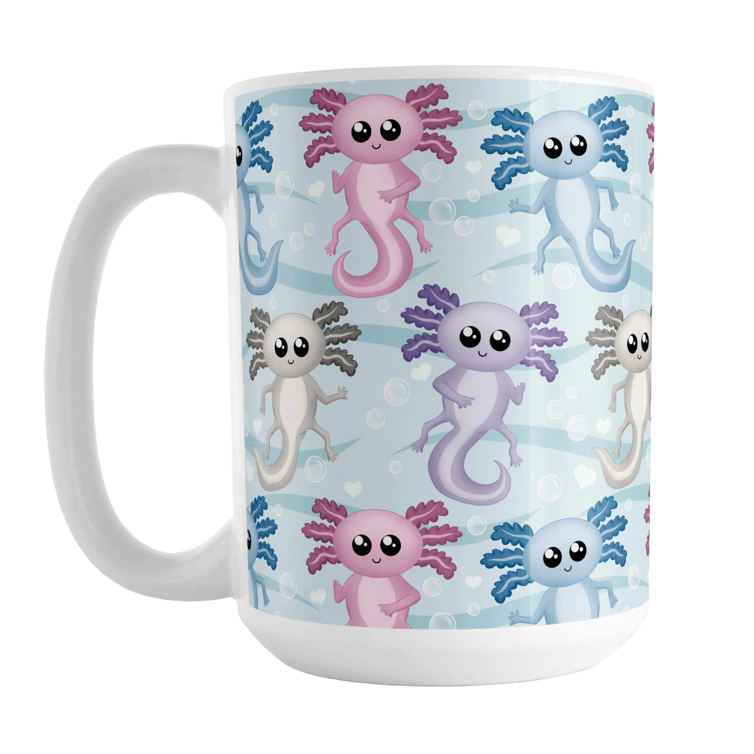 Colorful Underwater Axolotl Mug