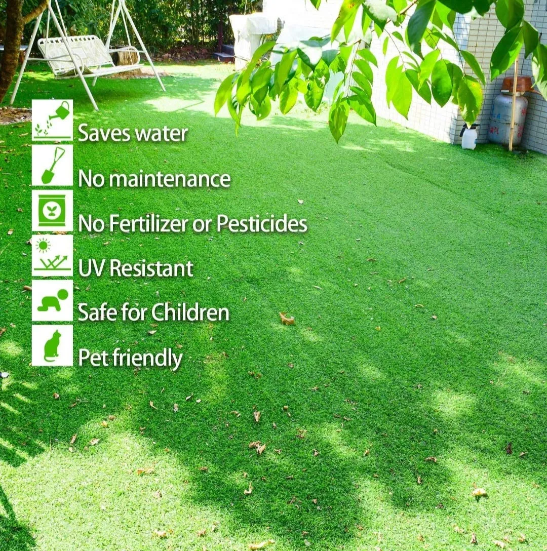 Comfy Home High Density Super Soft Artificial Grass For Lawn, Garden, Balcony, Terrace, Door, Artificial Grass For Indoor And Outdoor (6Feet X 3.5Feet), Green