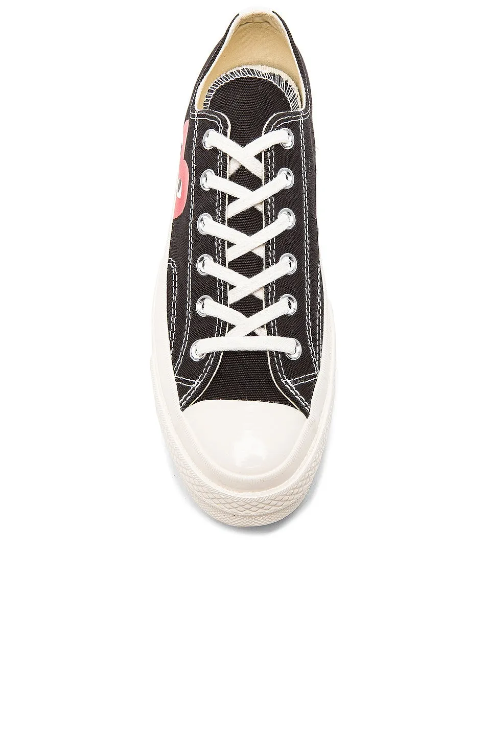 Comme des Garçons Converse Large Emblem Low Top Canvas sneakers, black