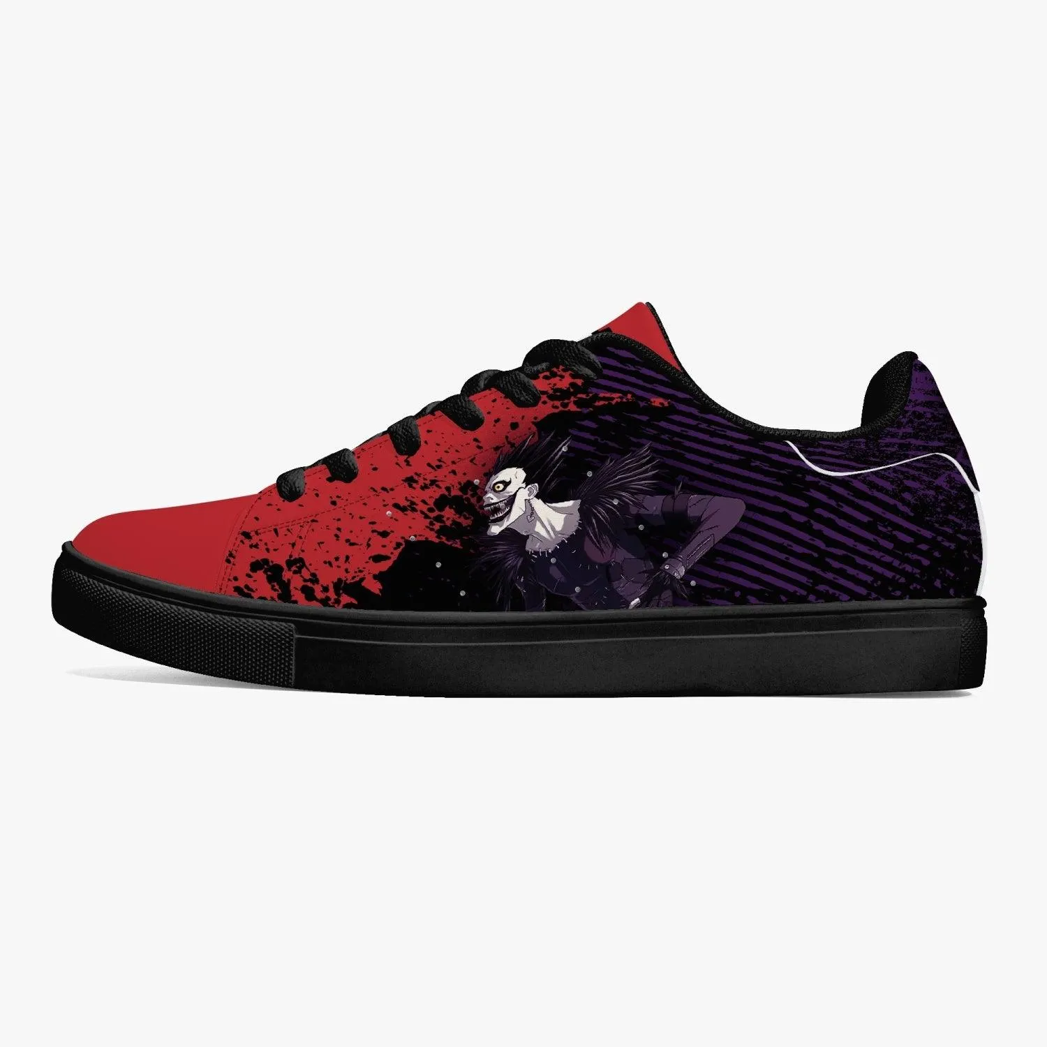 Death Note Ryuk Purple/Red Skate Anime Shoes