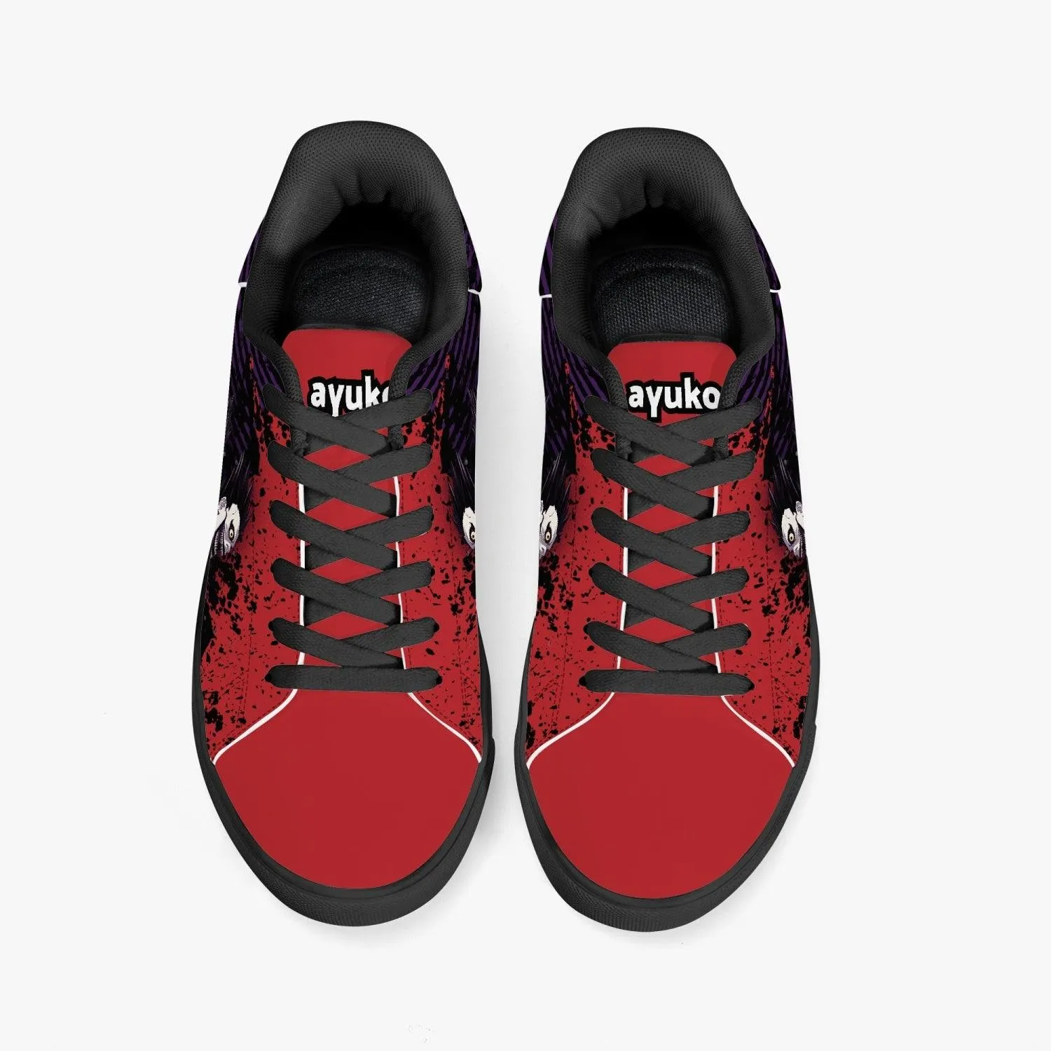 Death Note Ryuk Purple/Red Skate Anime Shoes