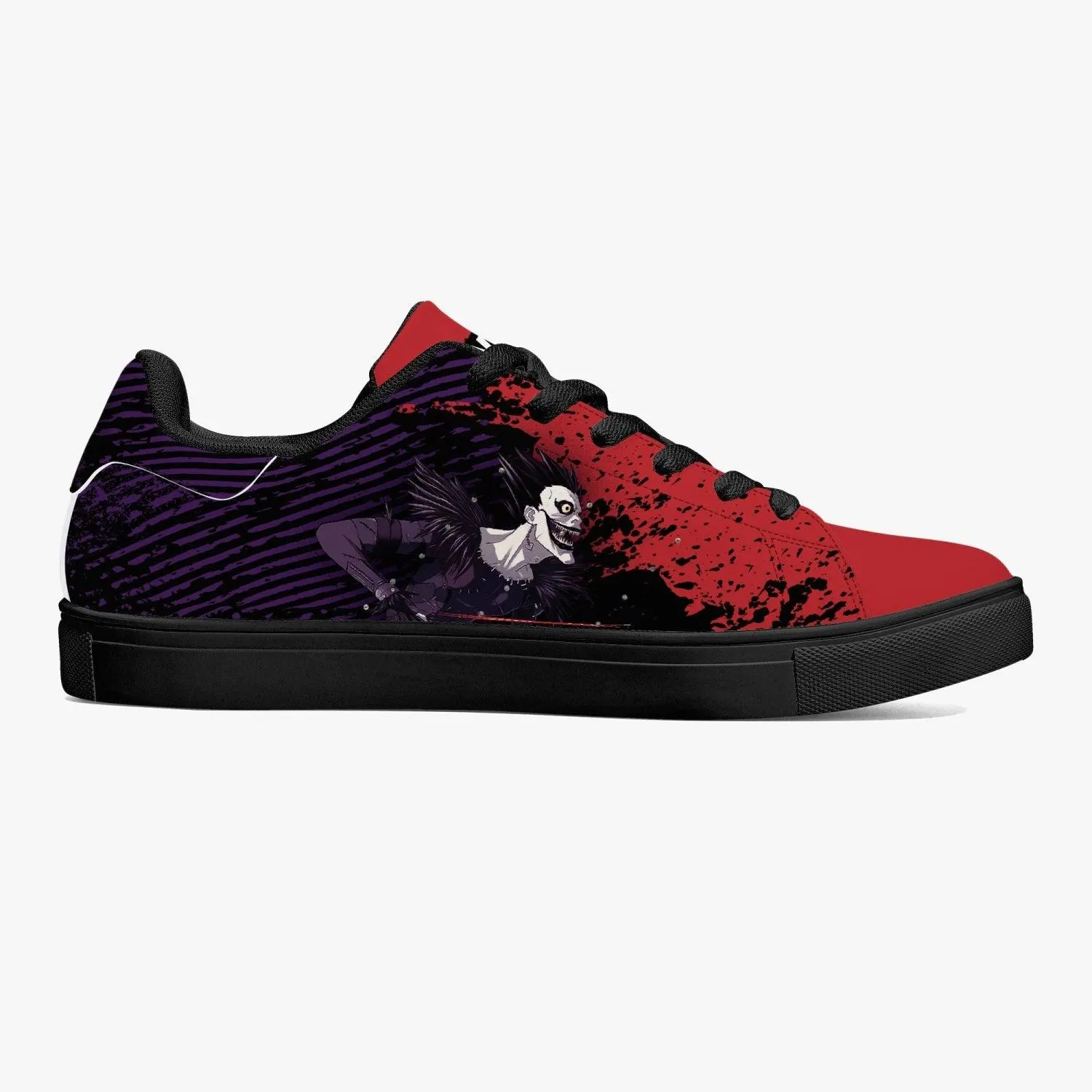 Death Note Ryuk Purple/Red Skate Anime Shoes